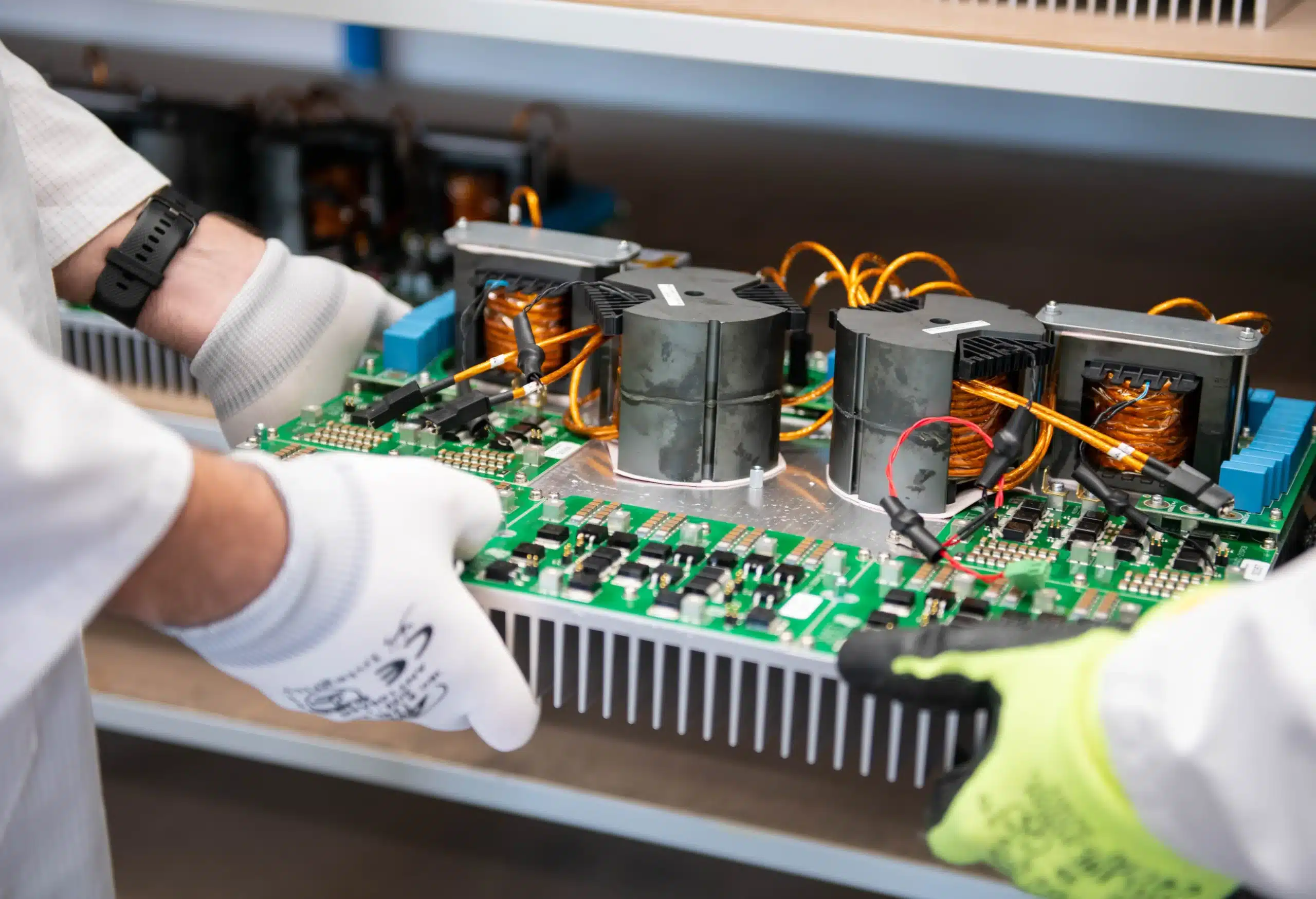 On-Site power electronics Integration